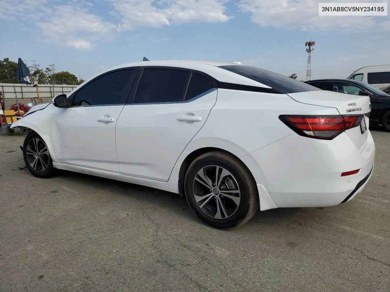 2022 Nissan Sentra Sv VIN: 3N1AB8CV5NY234185 Lot: 70345344