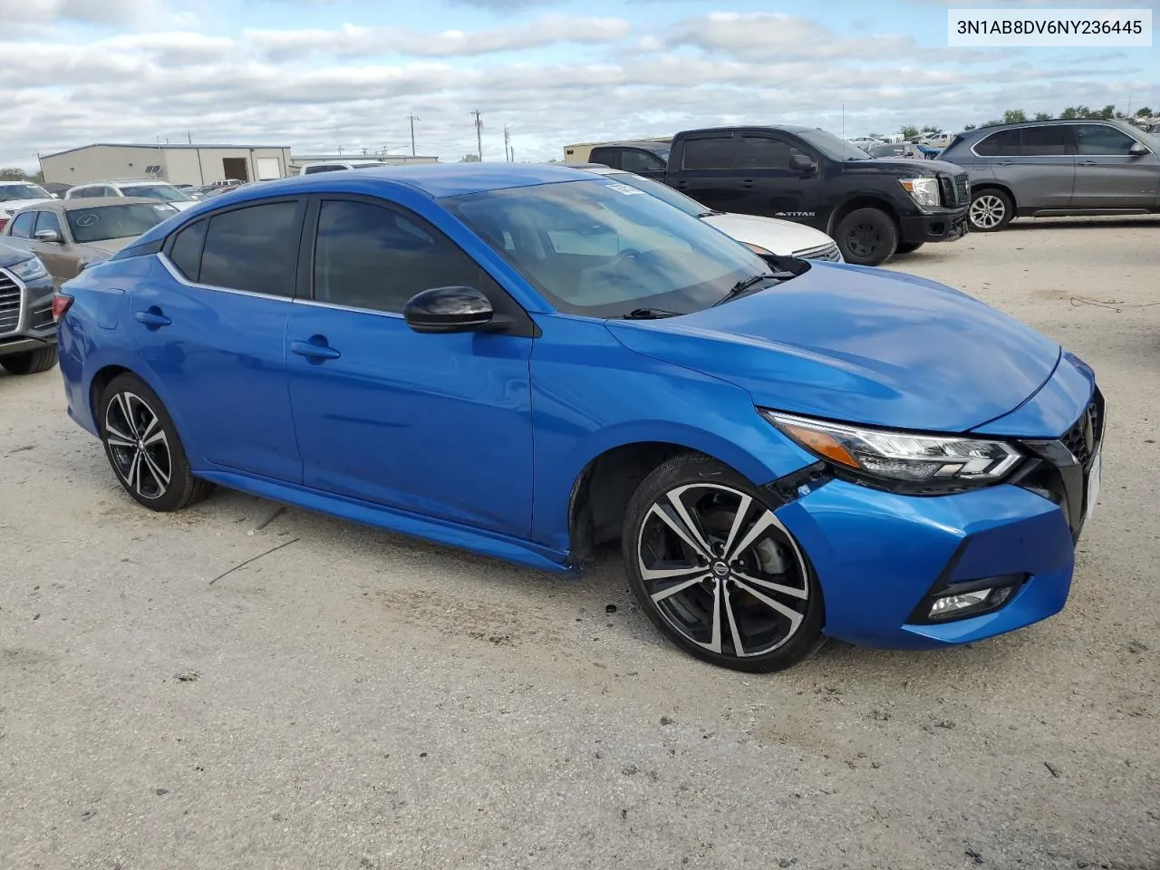 2022 Nissan Sentra Sr VIN: 3N1AB8DV6NY236445 Lot: 70375184