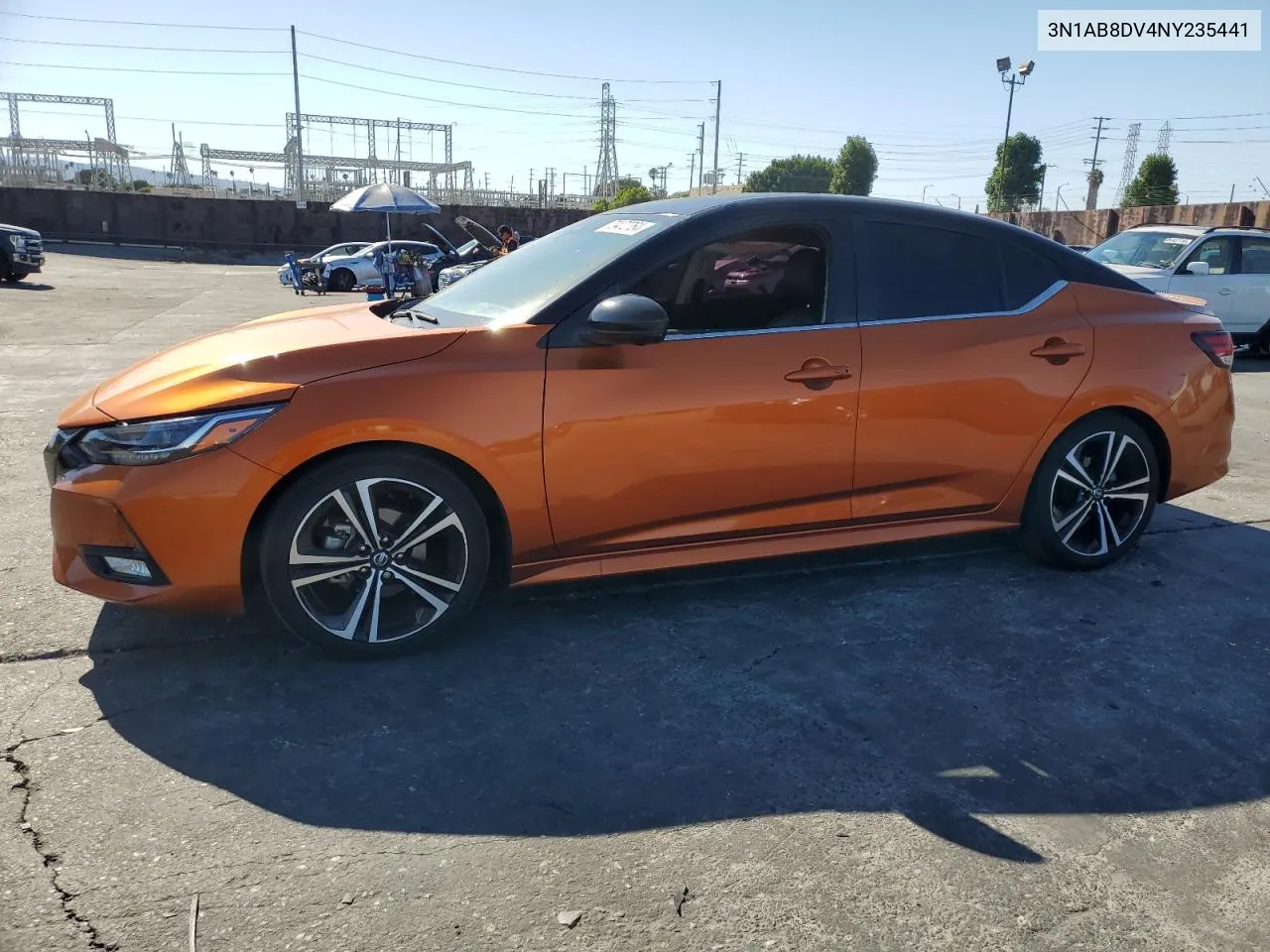 2022 Nissan Sentra Sr VIN: 3N1AB8DV4NY235441 Lot: 70472764