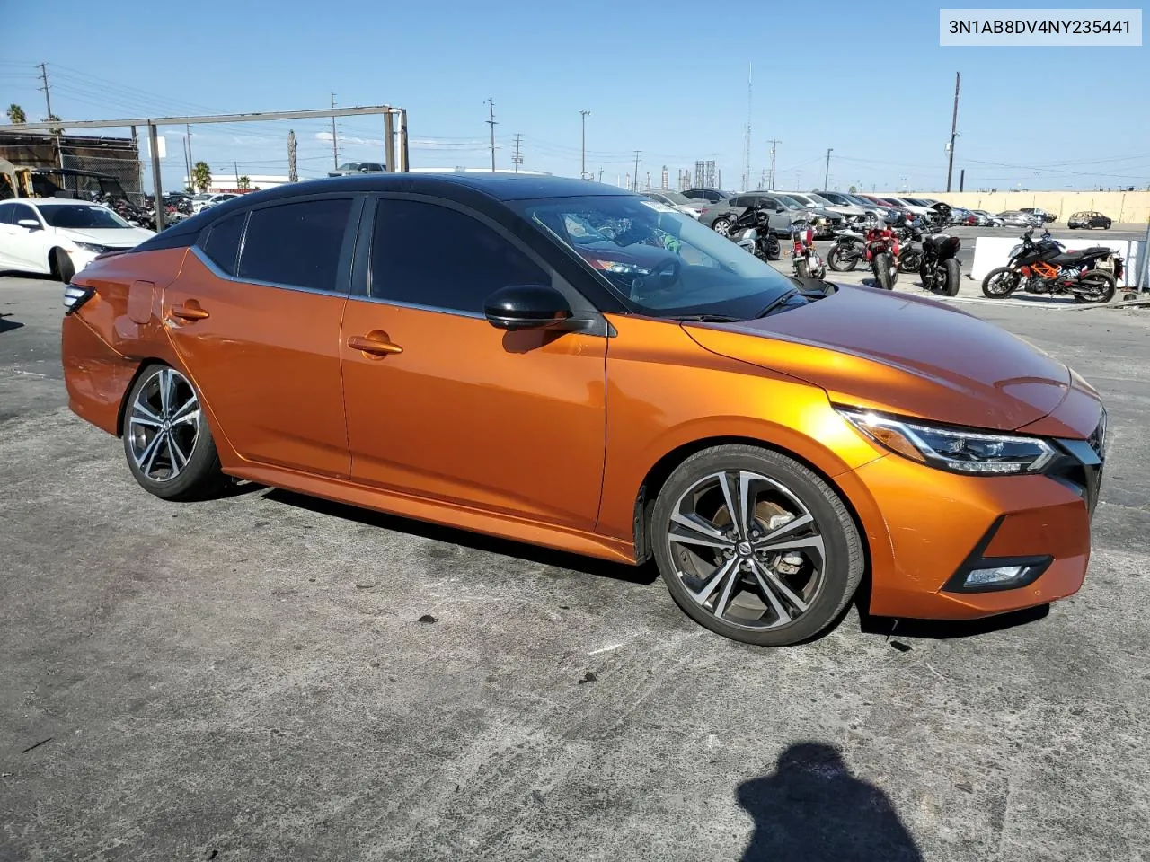 2022 Nissan Sentra Sr VIN: 3N1AB8DV4NY235441 Lot: 70472764