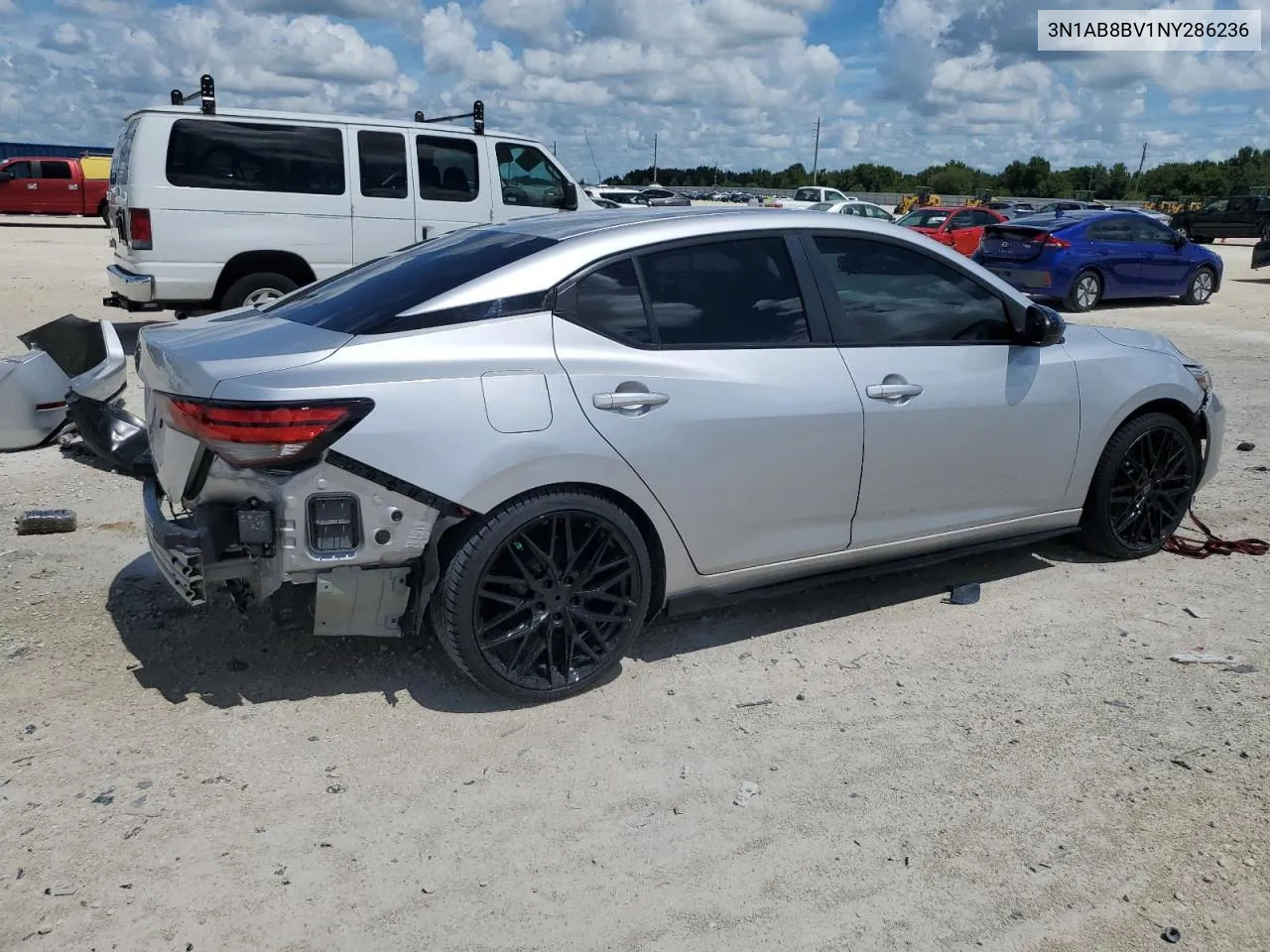 2022 Nissan Sentra S VIN: 3N1AB8BV1NY286236 Lot: 70538844