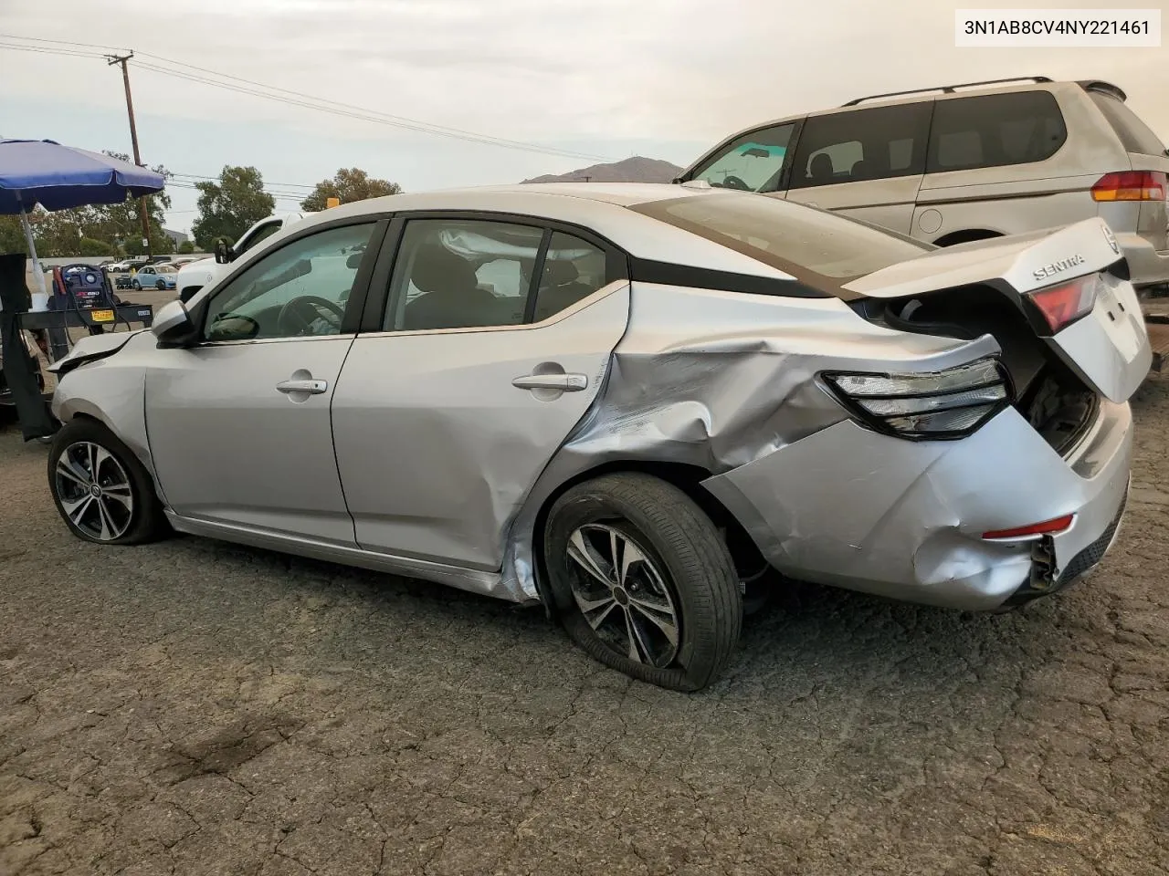 2022 Nissan Sentra Sv VIN: 3N1AB8CV4NY221461 Lot: 70669514