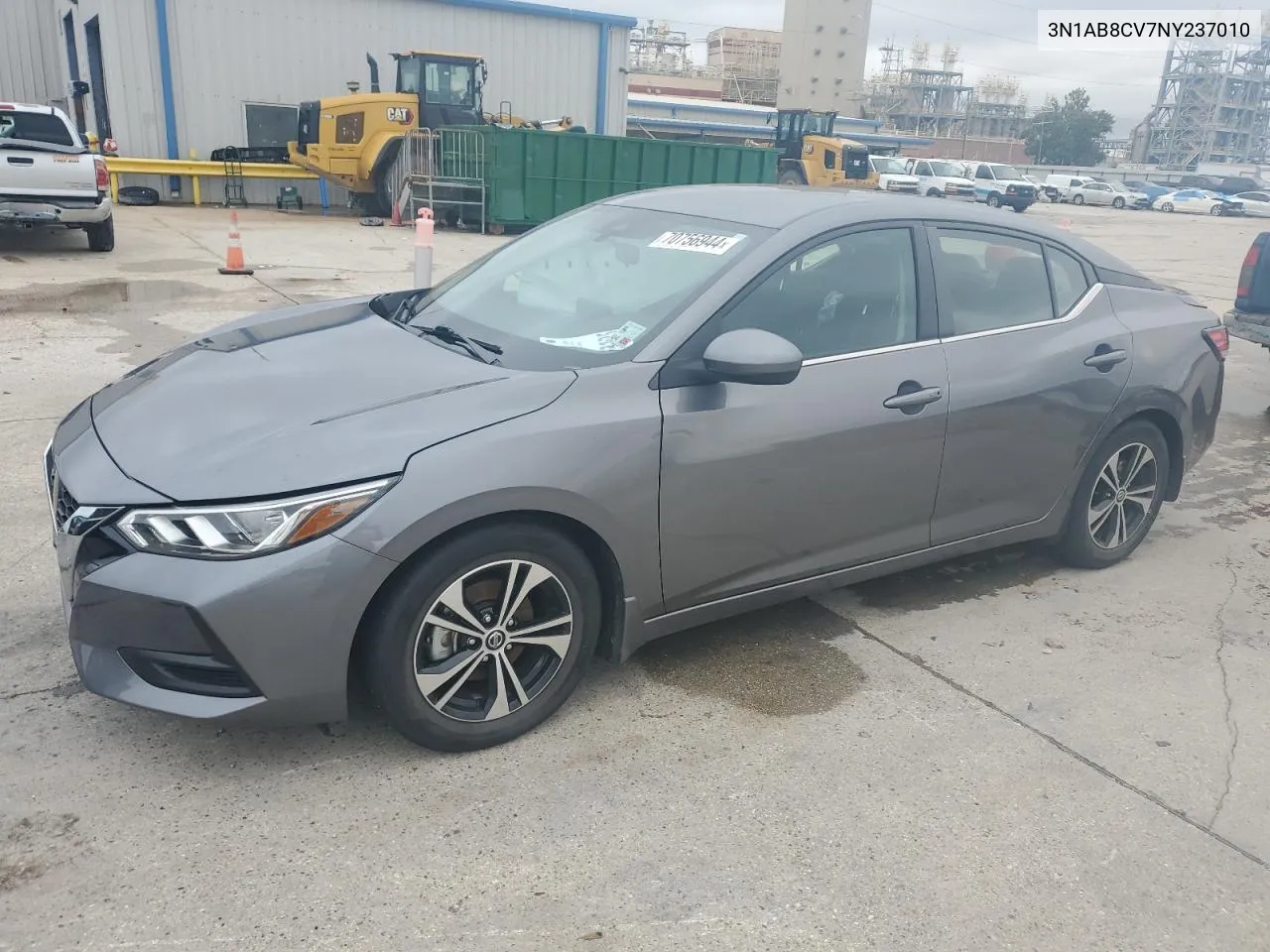 2022 Nissan Sentra Sv VIN: 3N1AB8CV7NY237010 Lot: 70756944