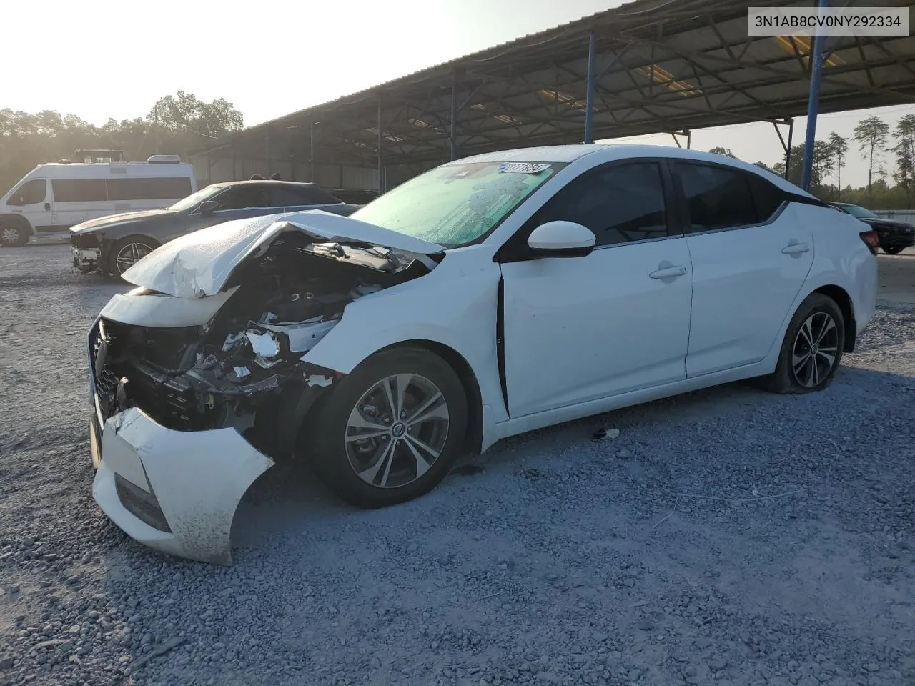 3N1AB8CV0NY292334 2022 Nissan Sentra Sv