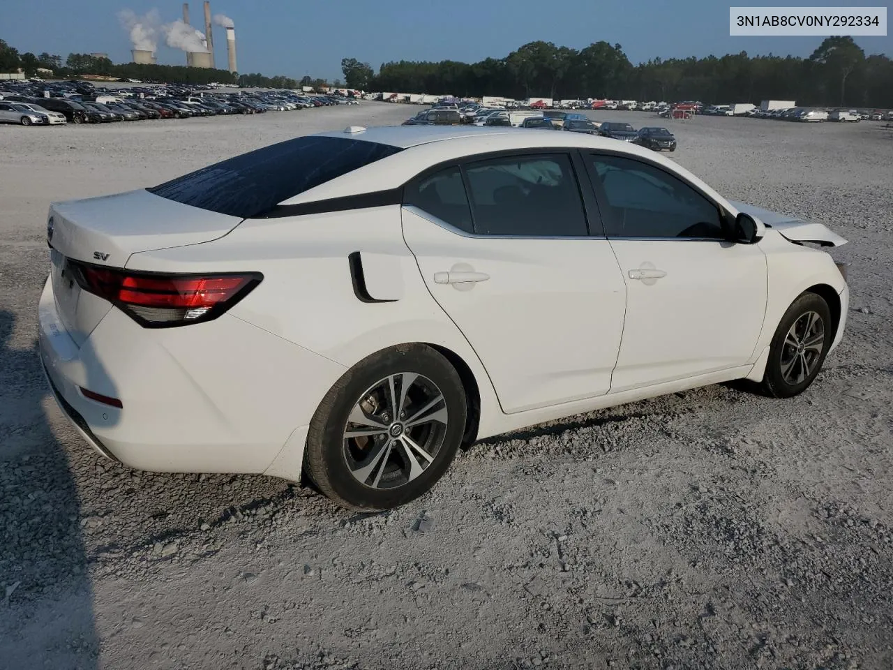 3N1AB8CV0NY292334 2022 Nissan Sentra Sv