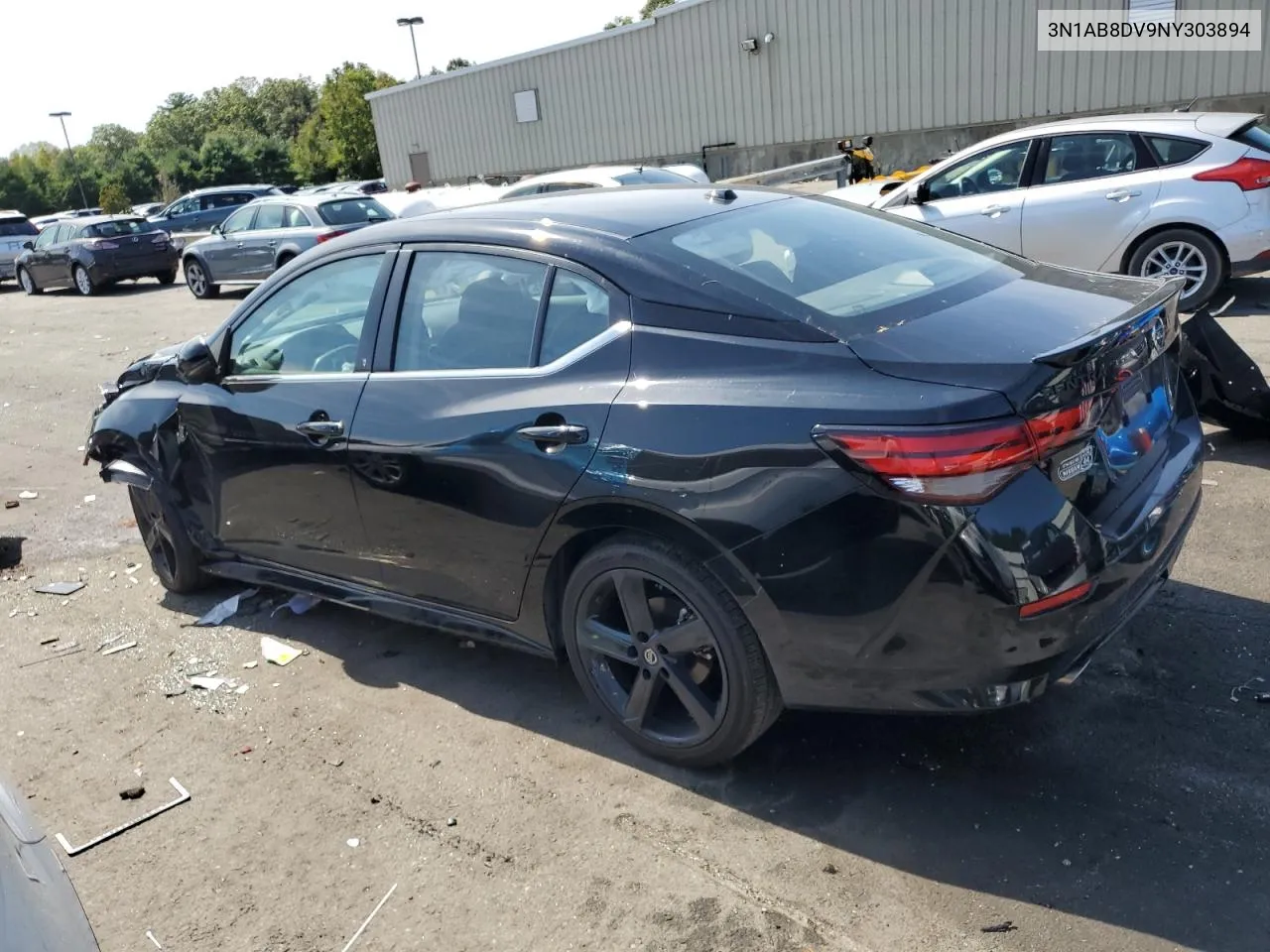 2022 Nissan Sentra Sr VIN: 3N1AB8DV9NY303894 Lot: 70803174