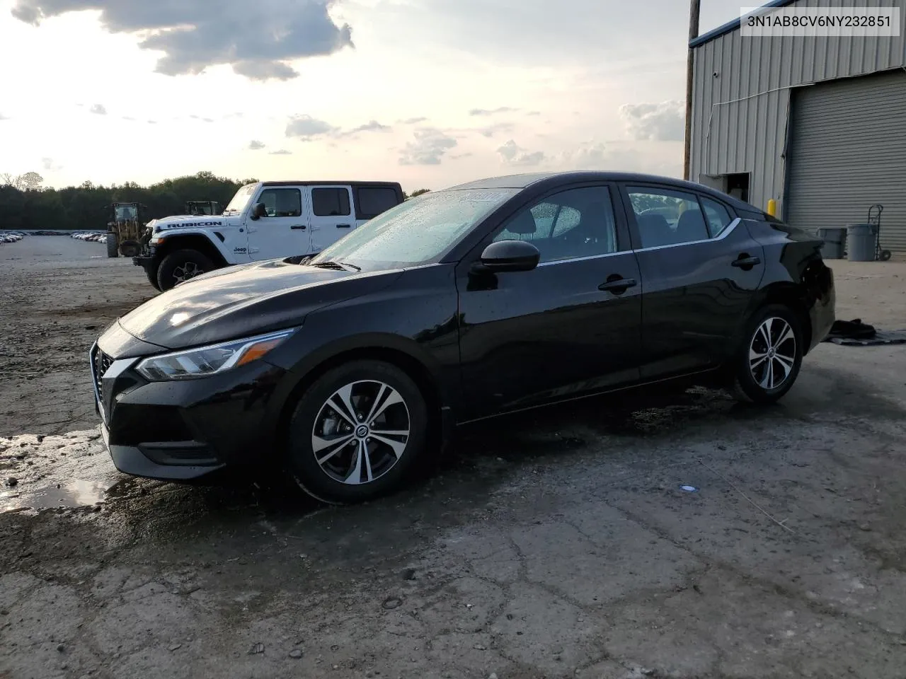 3N1AB8CV6NY232851 2022 Nissan Sentra Sv