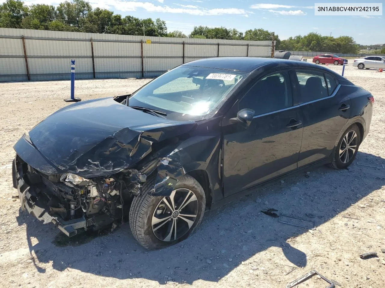 2022 Nissan Sentra Sv VIN: 3N1AB8CV4NY242195 Lot: 70897784