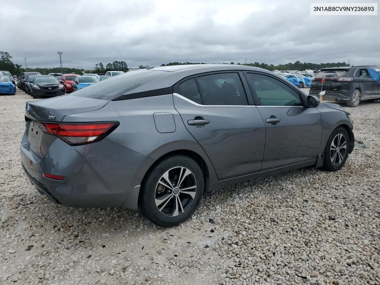 3N1AB8CV9NY236893 2022 Nissan Sentra Sv