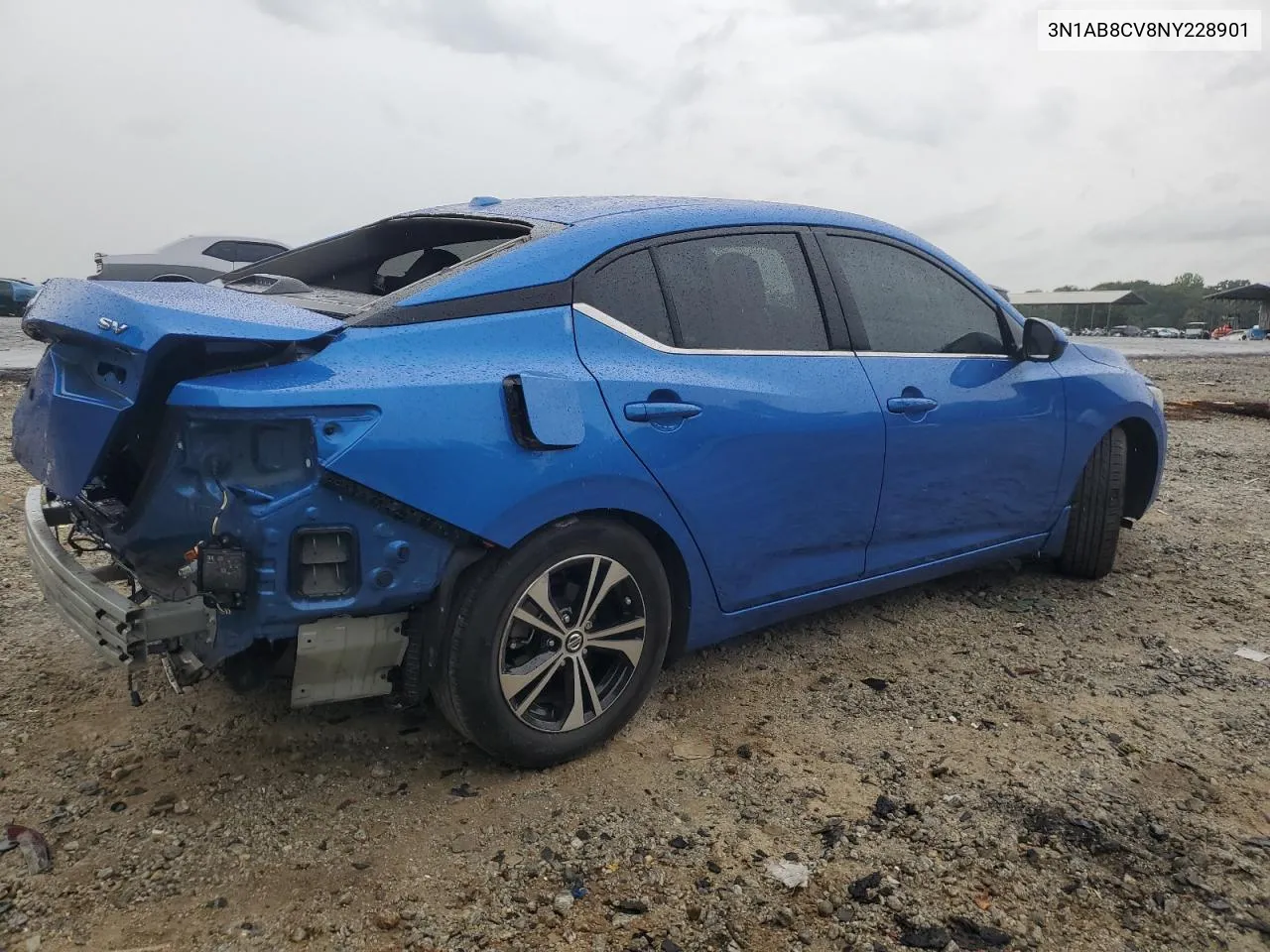 2022 Nissan Sentra Sv VIN: 3N1AB8CV8NY228901 Lot: 71060474