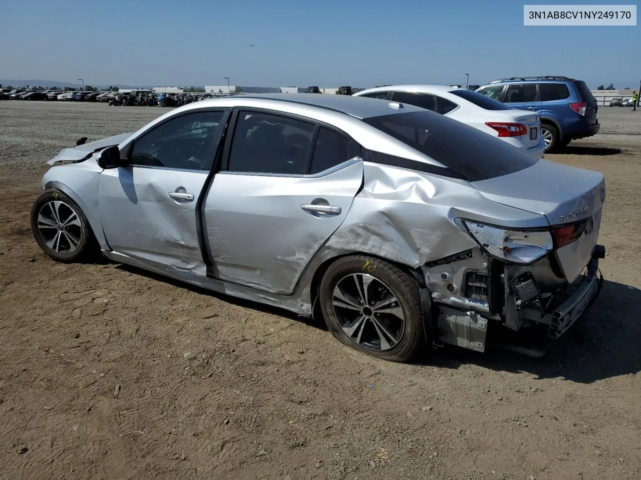 3N1AB8CV1NY249170 2022 Nissan Sentra Sv