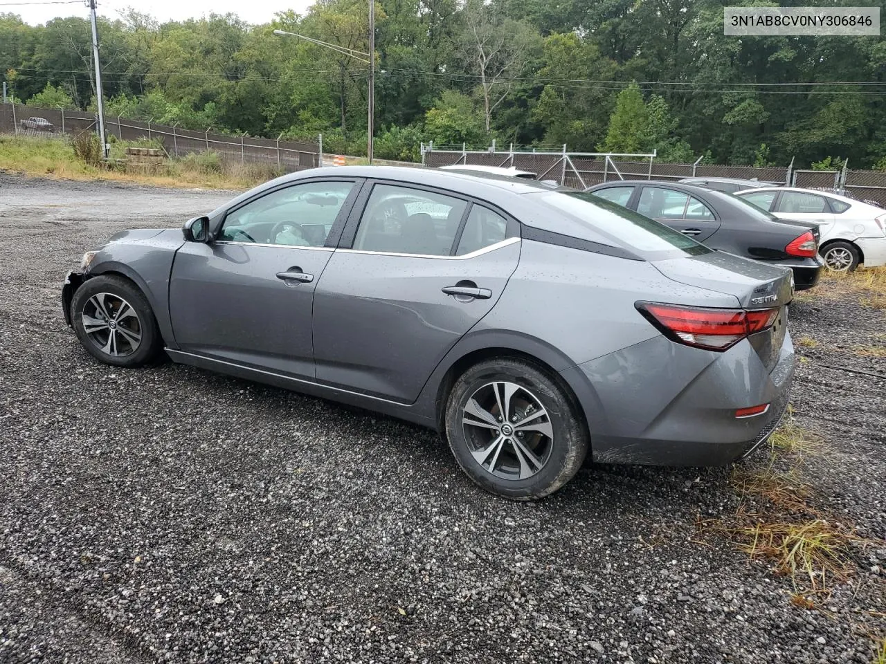 3N1AB8CV0NY306846 2022 Nissan Sentra Sv