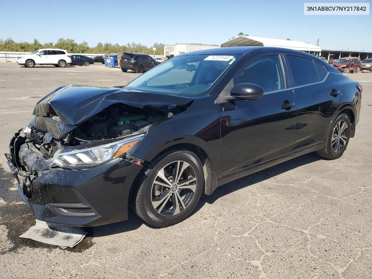 3N1AB8CV7NY217842 2022 Nissan Sentra Sv