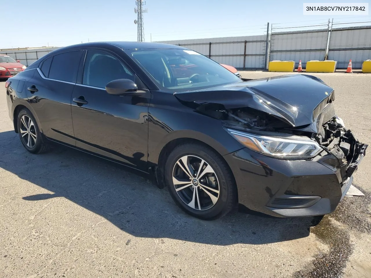 2022 Nissan Sentra Sv VIN: 3N1AB8CV7NY217842 Lot: 71223144