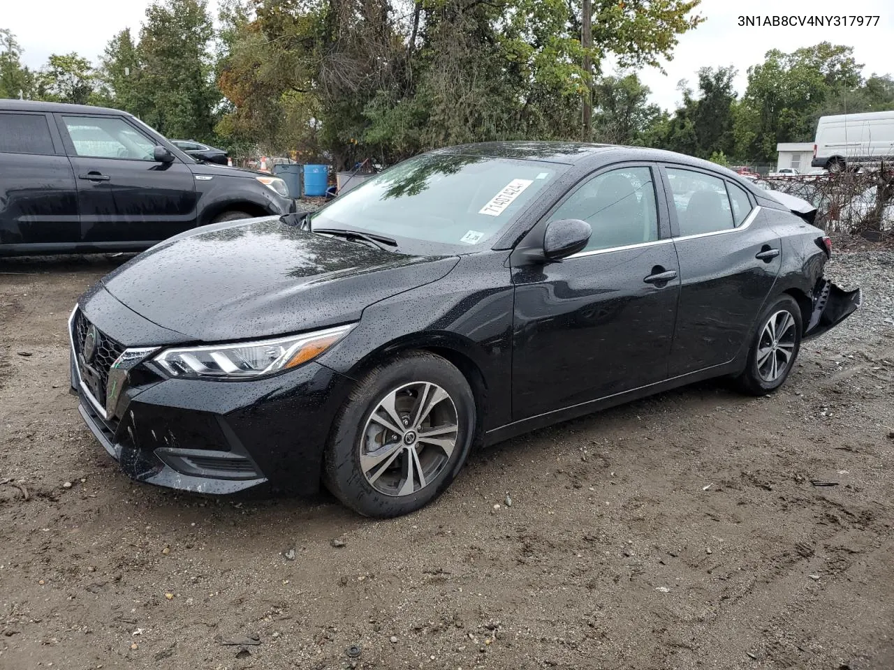 3N1AB8CV4NY317977 2022 Nissan Sentra Sv