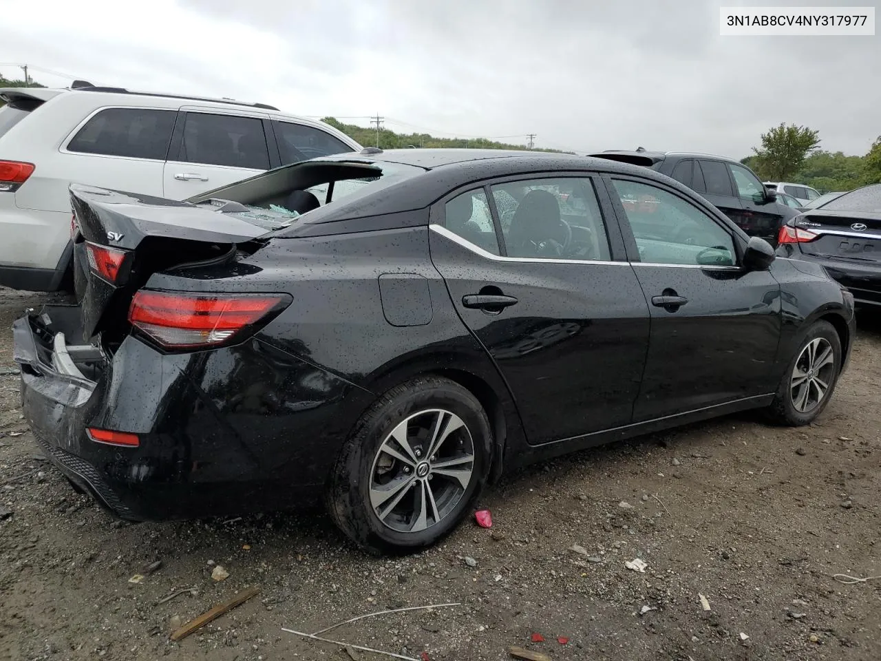 3N1AB8CV4NY317977 2022 Nissan Sentra Sv