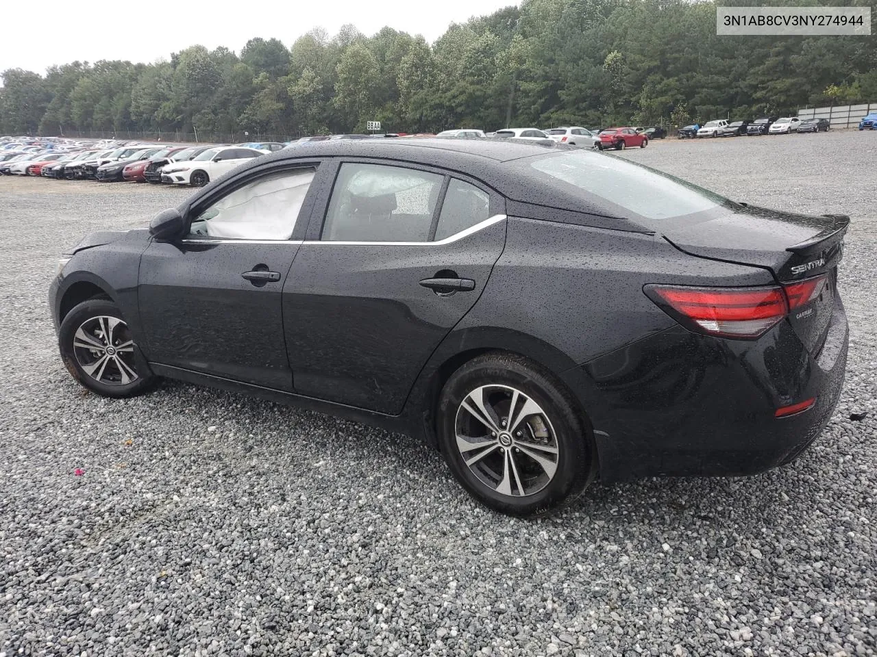 2022 Nissan Sentra Sv VIN: 3N1AB8CV3NY274944 Lot: 71419044