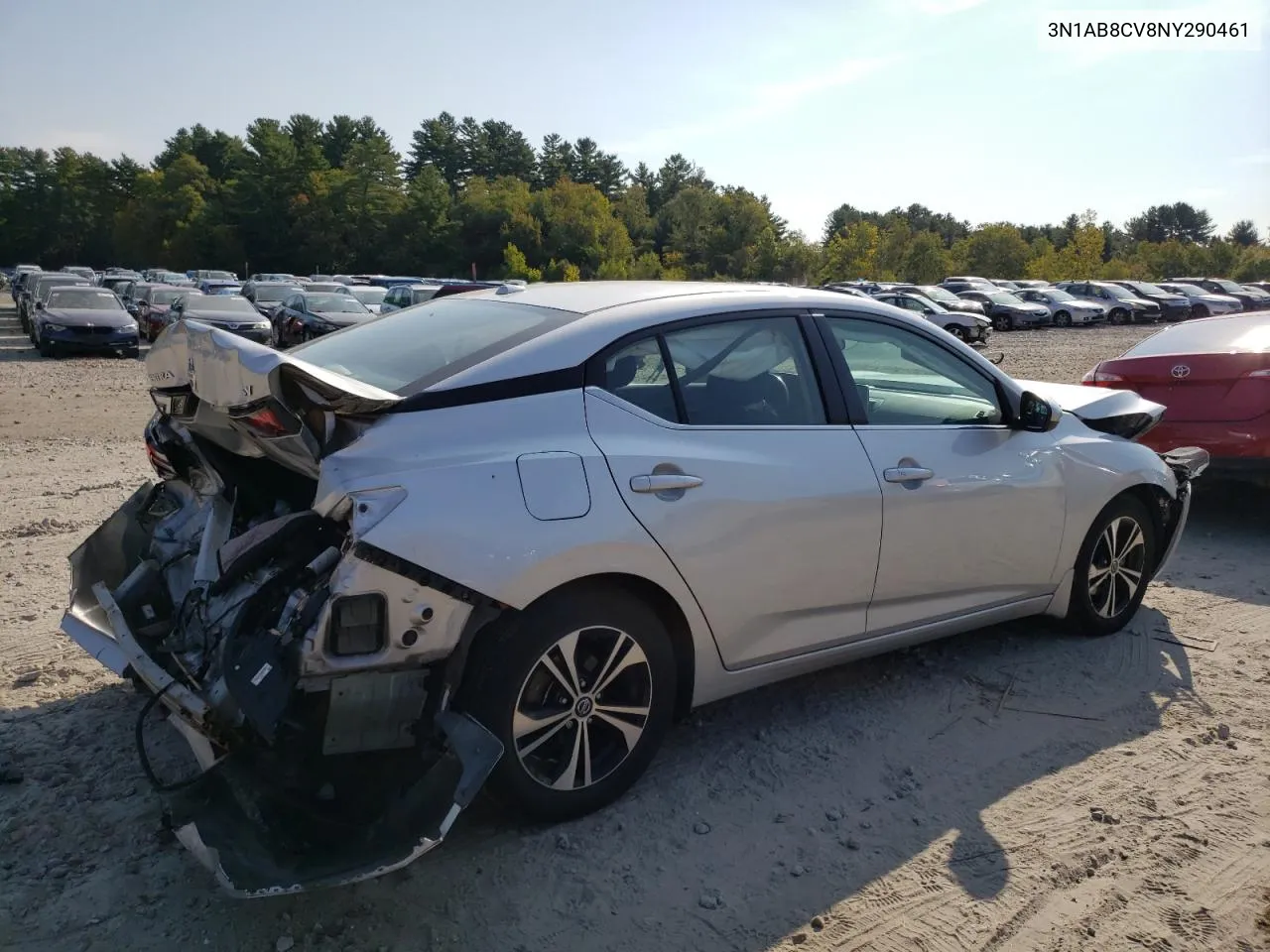 3N1AB8CV8NY290461 2022 Nissan Sentra Sv