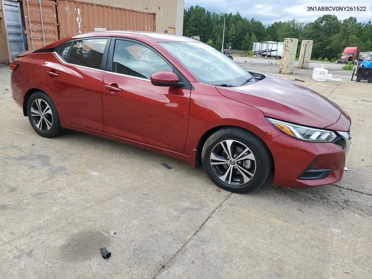 2022 Nissan Sentra Sv VIN: 3N1AB8CV0NY261522 Lot: 71449814