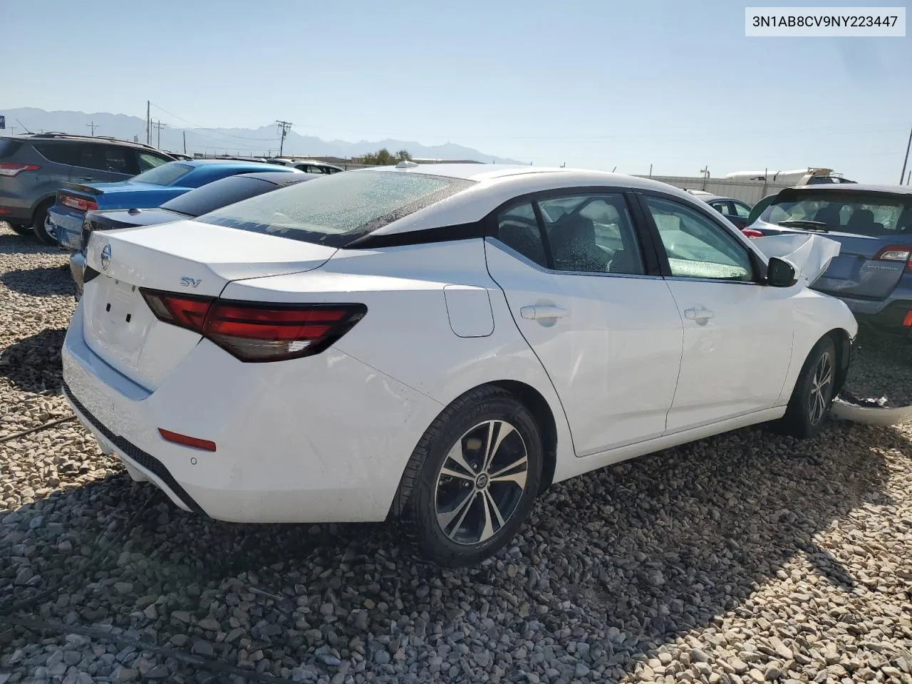 2022 Nissan Sentra Sv VIN: 3N1AB8CV9NY223447 Lot: 71558264