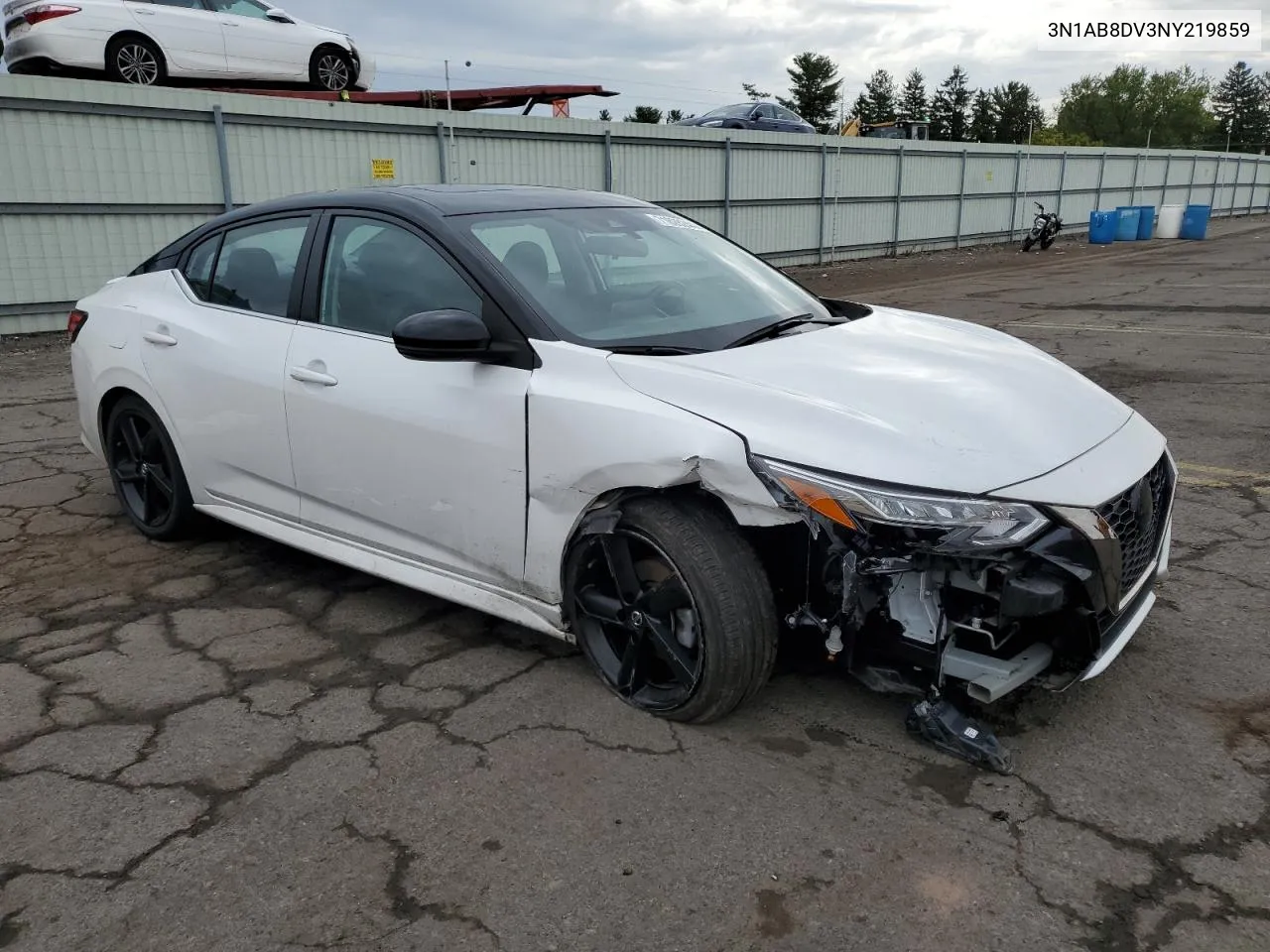 2022 Nissan Sentra Sr VIN: 3N1AB8DV3NY219859 Lot: 71626244