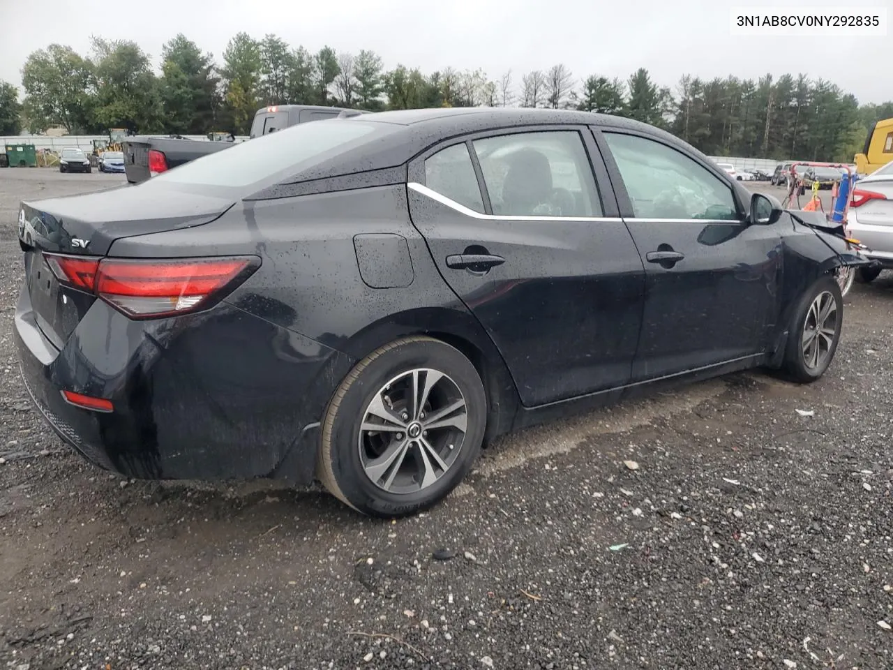 2022 Nissan Sentra Sv VIN: 3N1AB8CV0NY292835 Lot: 71711204