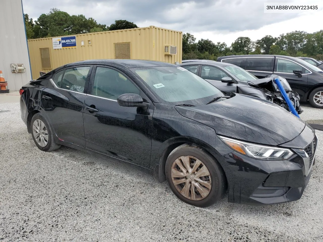 2022 Nissan Sentra S VIN: 3N1AB8BV0NY223435 Lot: 71734134