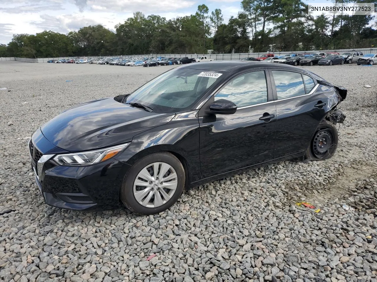 2022 Nissan Sentra S VIN: 3N1AB8BV3NY277523 Lot: 72035324