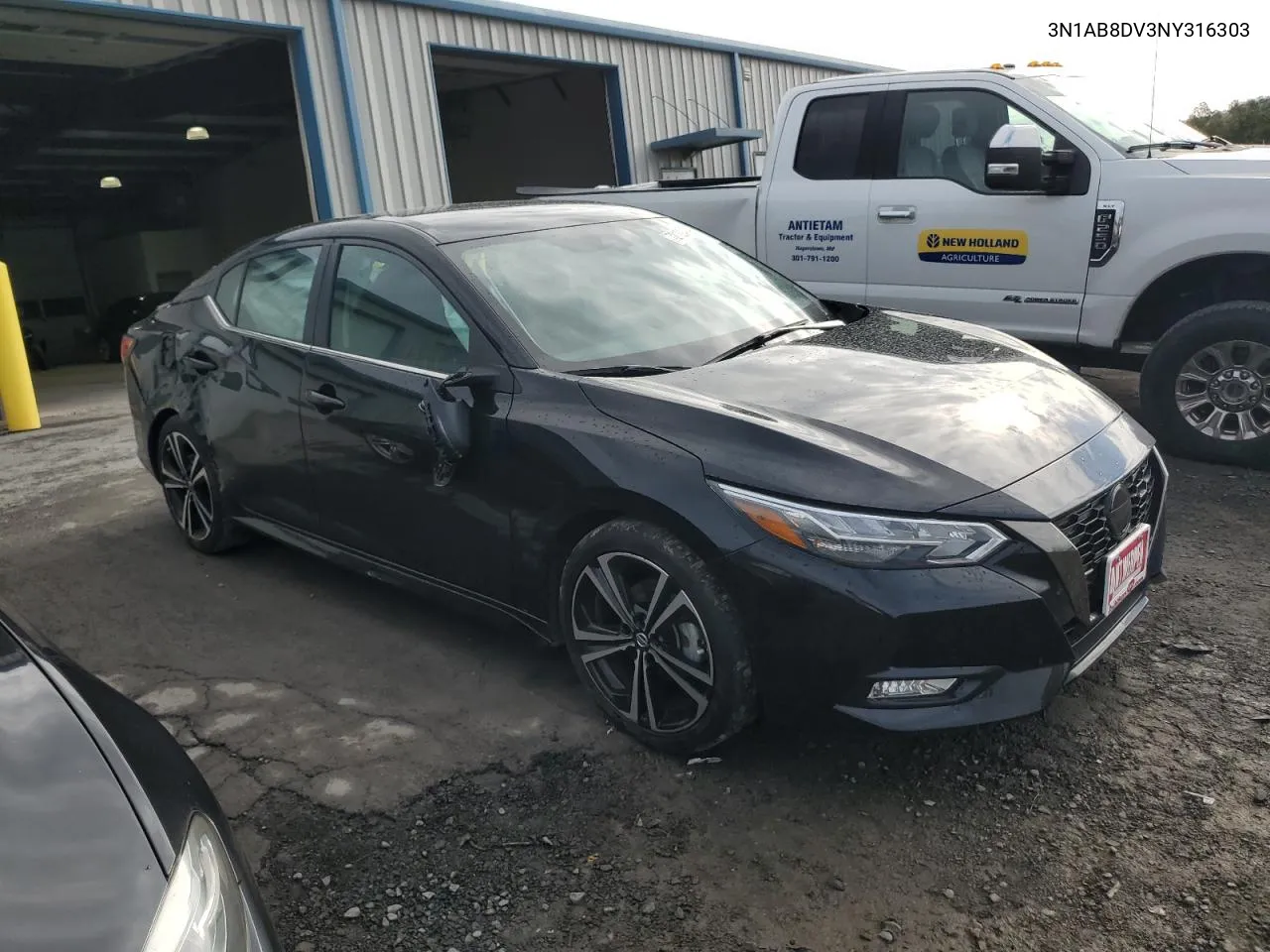 2022 Nissan Sentra Sr VIN: 3N1AB8DV3NY316303 Lot: 72122474