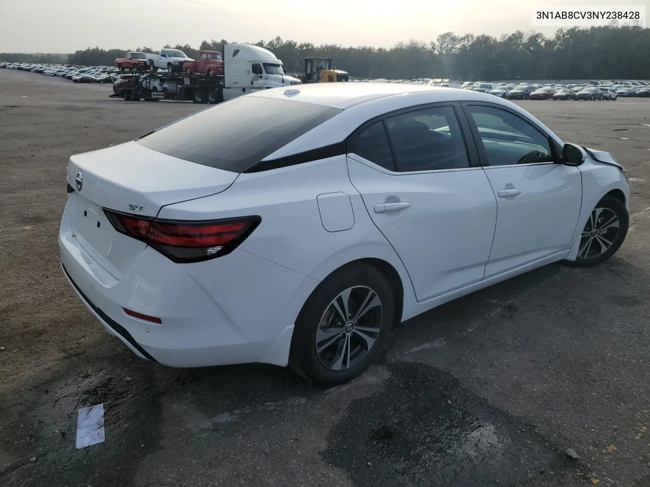 2022 Nissan Sentra Sv VIN: 3N1AB8CV3NY238428 Lot: 72189164