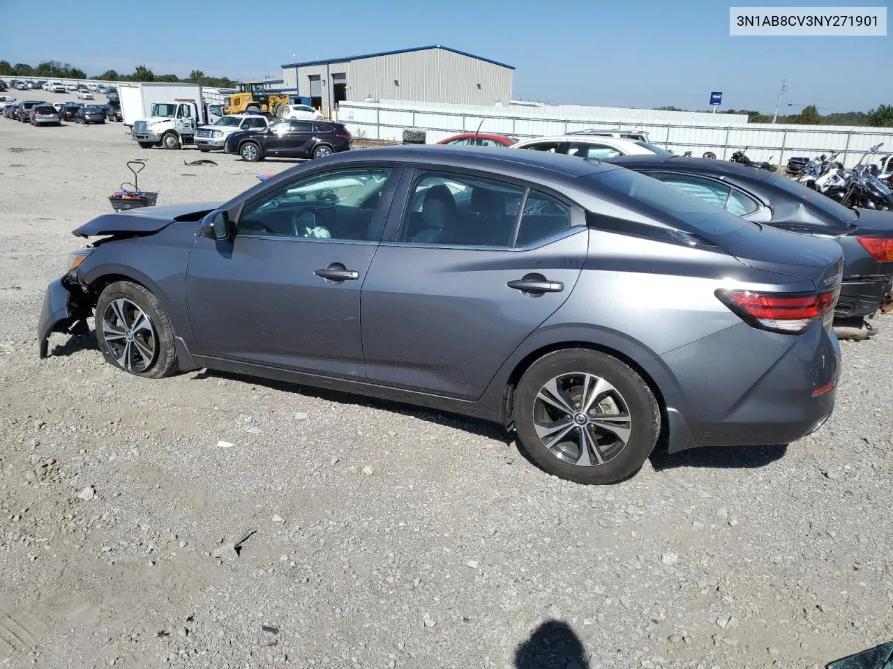 2022 Nissan Sentra Sv VIN: 3N1AB8CV3NY271901 Lot: 72195694