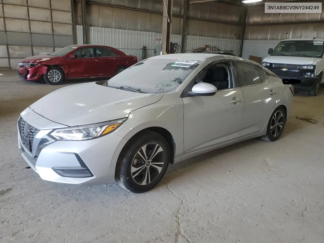 2022 Nissan Sentra Sv VIN: 3N1AB8CV0NY244249 Lot: 72252764