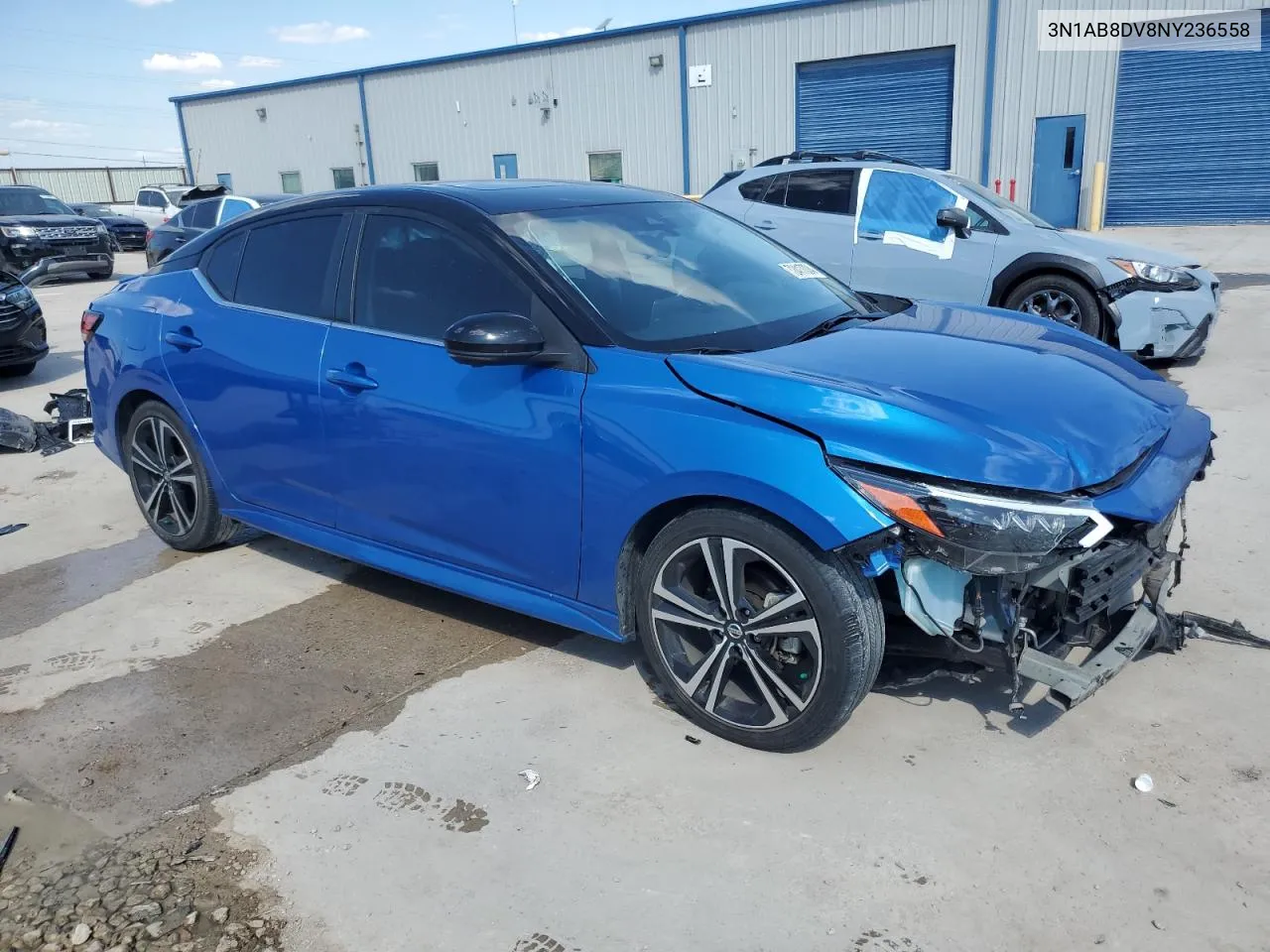 2022 Nissan Sentra Sr VIN: 3N1AB8DV8NY236558 Lot: 72417034