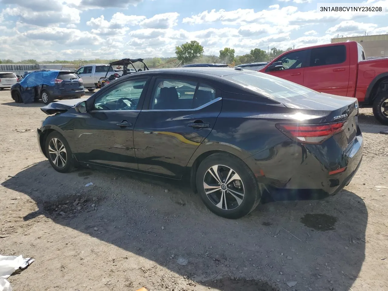 3N1AB8CV1NY236208 2022 Nissan Sentra Sv