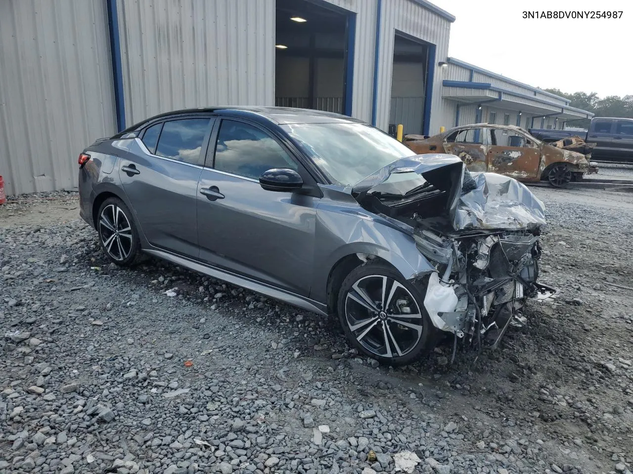 2022 Nissan Sentra Sr VIN: 3N1AB8DV0NY254987 Lot: 72642764