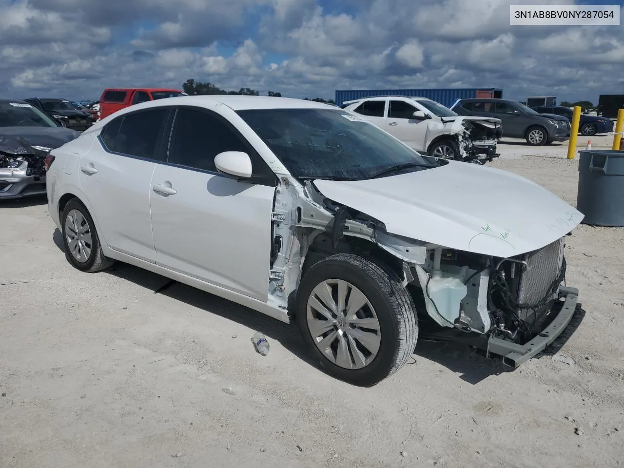 2022 Nissan Sentra S VIN: 3N1AB8BV0NY287054 Lot: 72647144