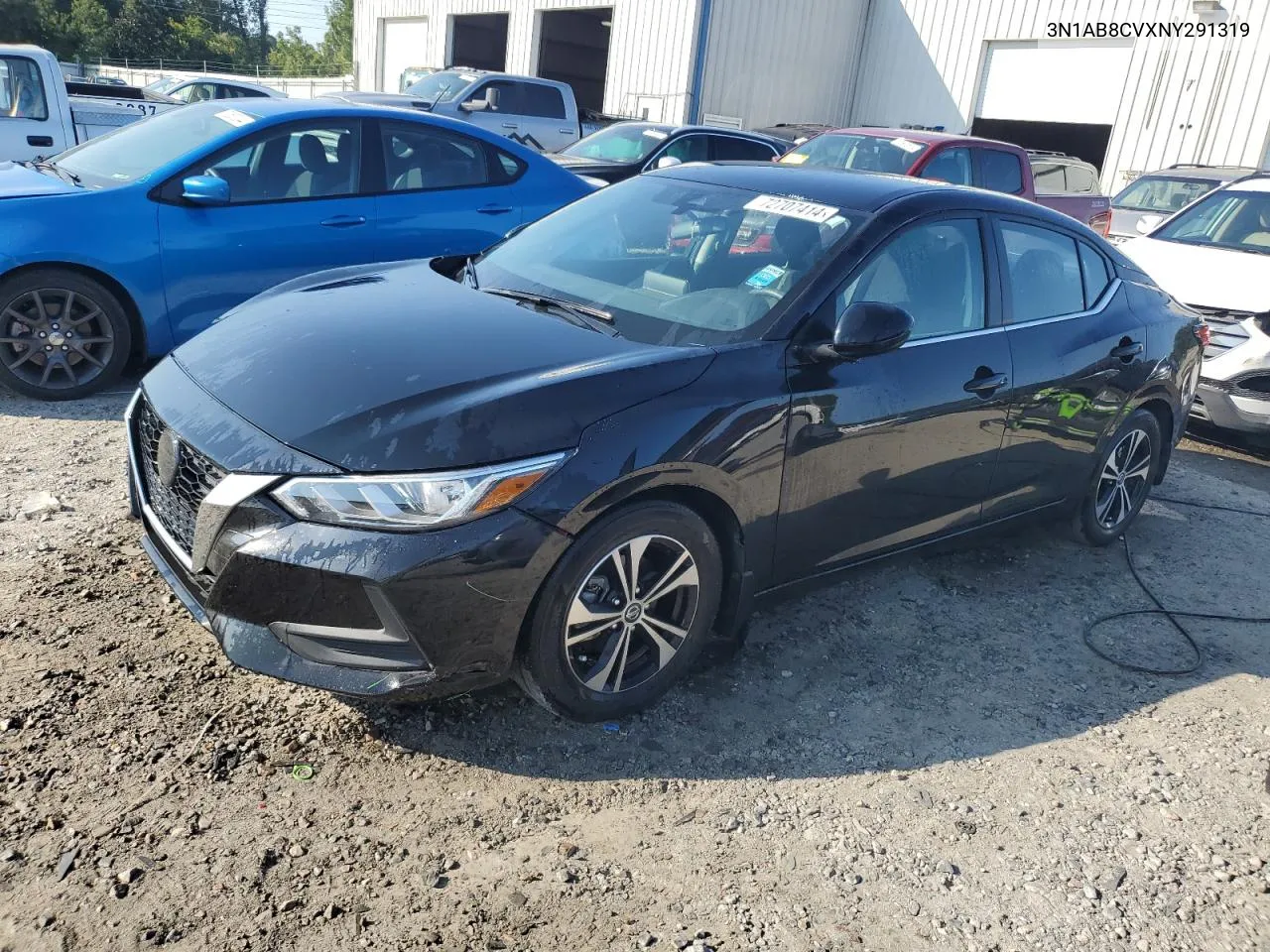 2022 Nissan Sentra Sv VIN: 3N1AB8CVXNY291319 Lot: 72707414