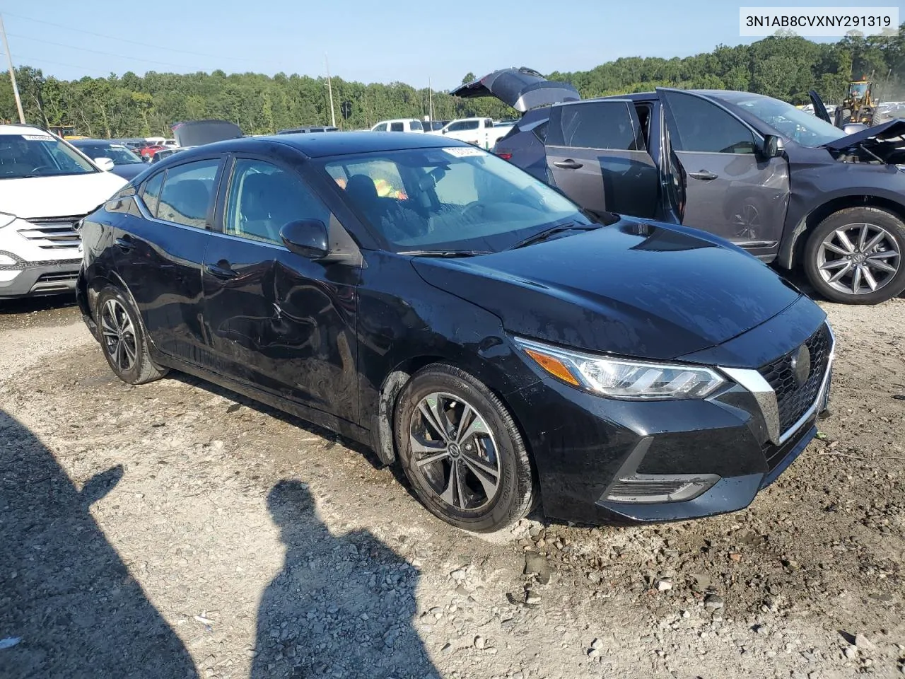 2022 Nissan Sentra Sv VIN: 3N1AB8CVXNY291319 Lot: 72707414