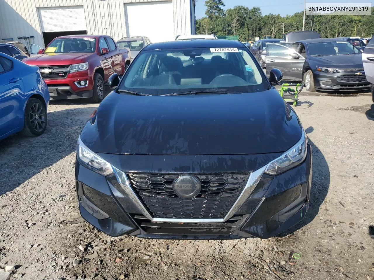 2022 Nissan Sentra Sv VIN: 3N1AB8CVXNY291319 Lot: 72707414