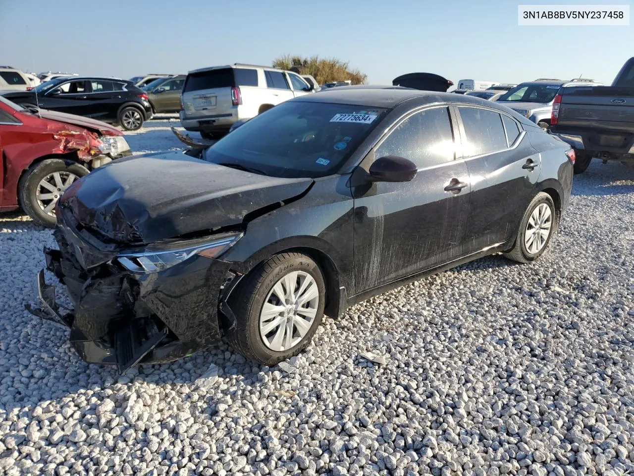 3N1AB8BV5NY237458 2022 Nissan Sentra S