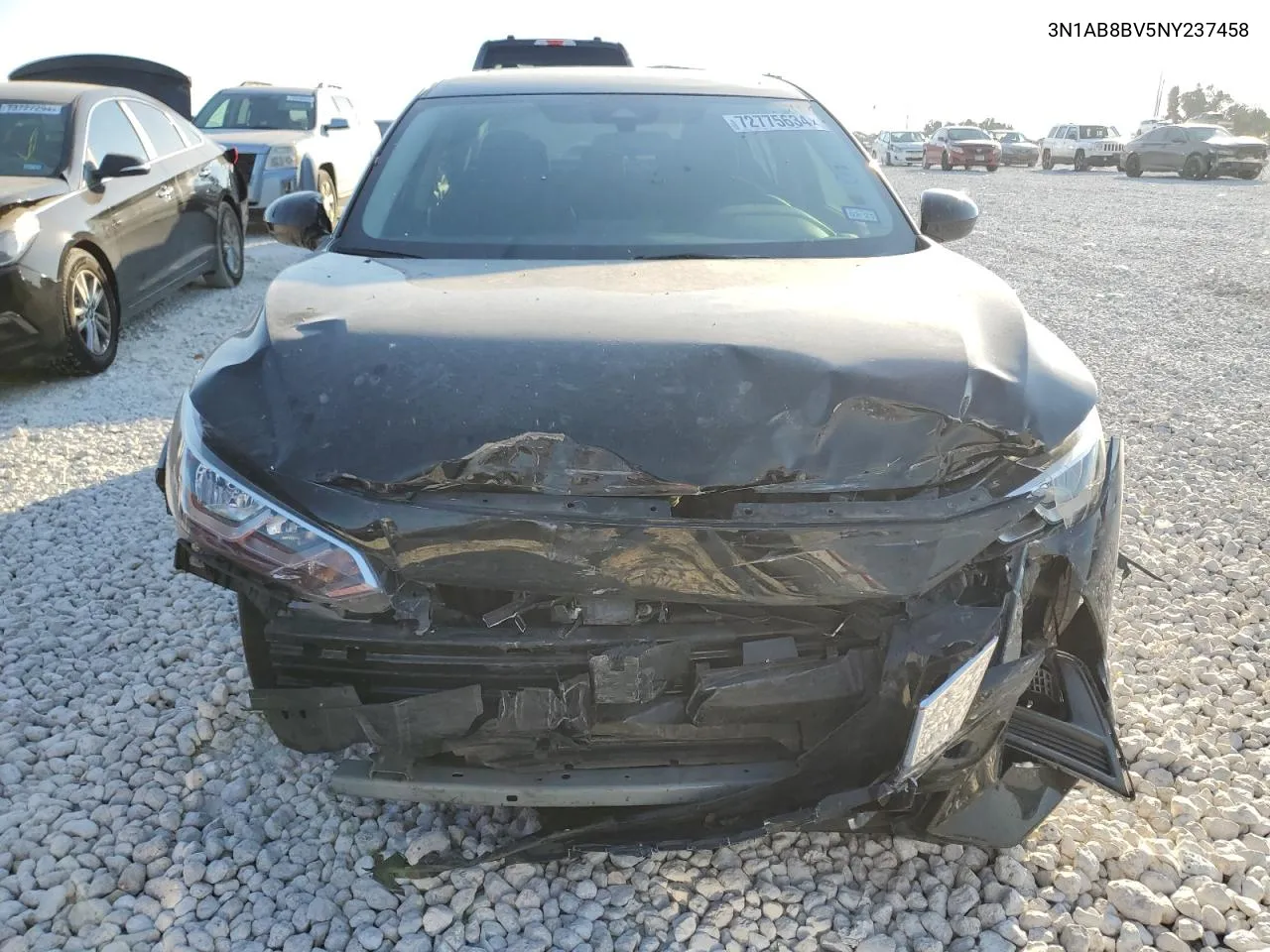 2022 Nissan Sentra S VIN: 3N1AB8BV5NY237458 Lot: 72775634