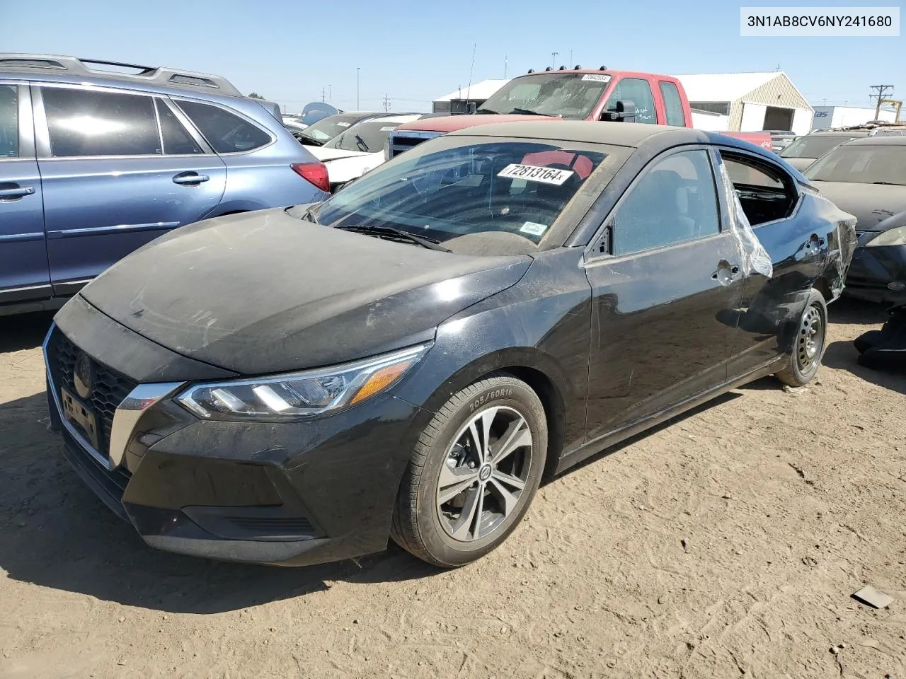 2022 Nissan Sentra Sv VIN: 3N1AB8CV6NY241680 Lot: 72813164