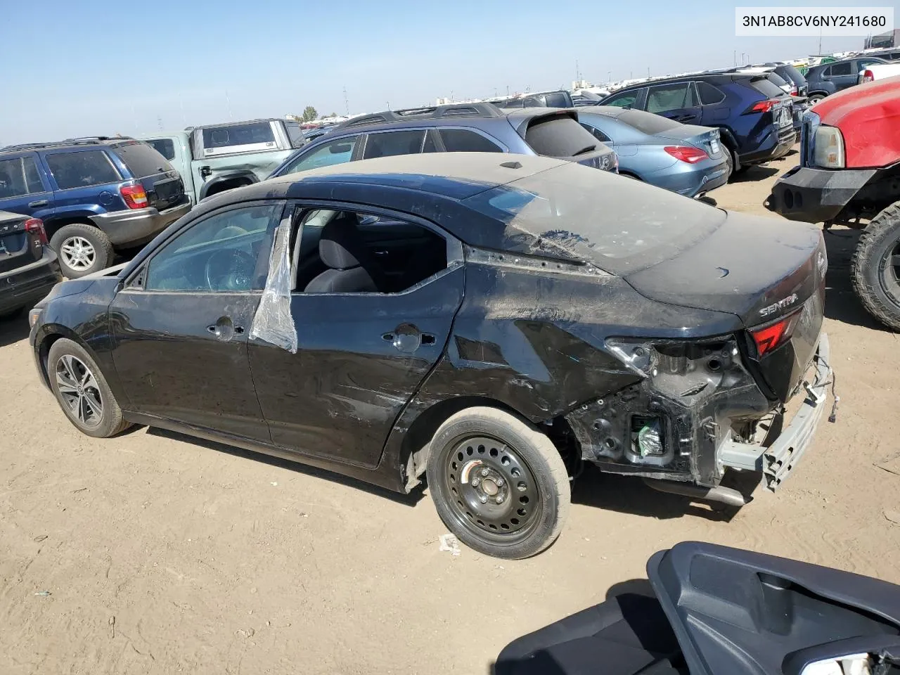 2022 Nissan Sentra Sv VIN: 3N1AB8CV6NY241680 Lot: 72813164