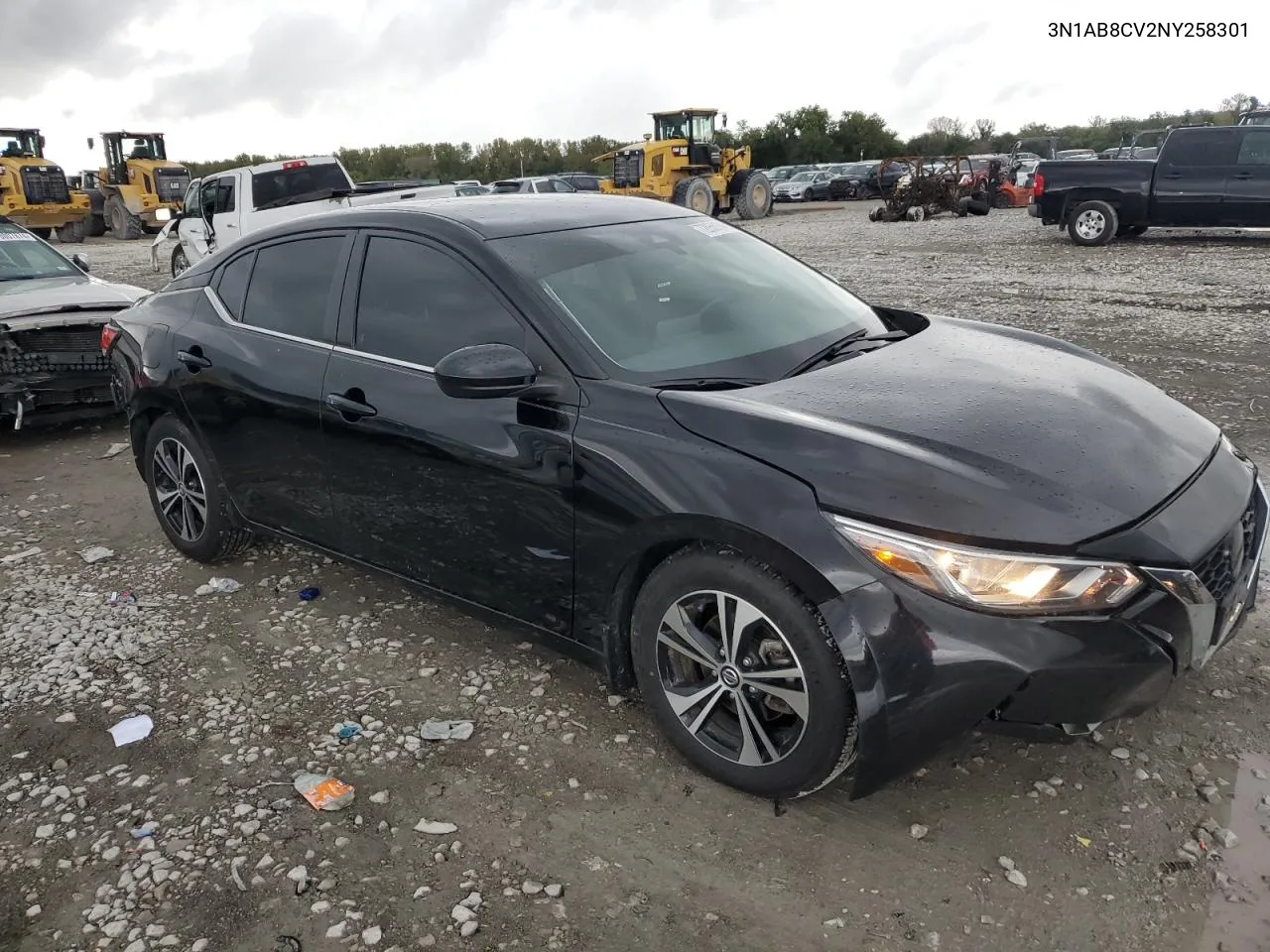 3N1AB8CV2NY258301 2022 Nissan Sentra Sv