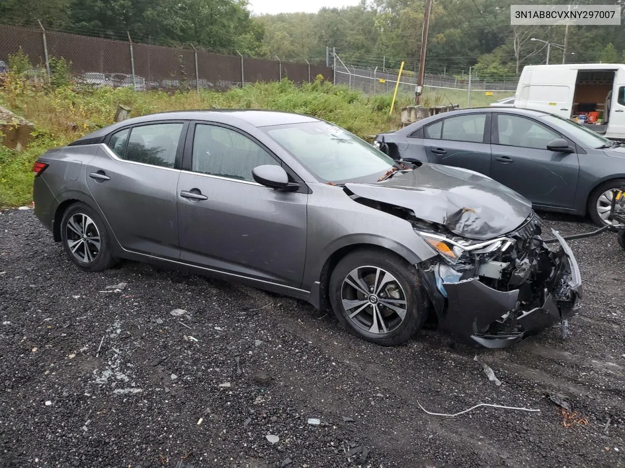 2022 Nissan Sentra Sv VIN: 3N1AB8CVXNY297007 Lot: 72945004