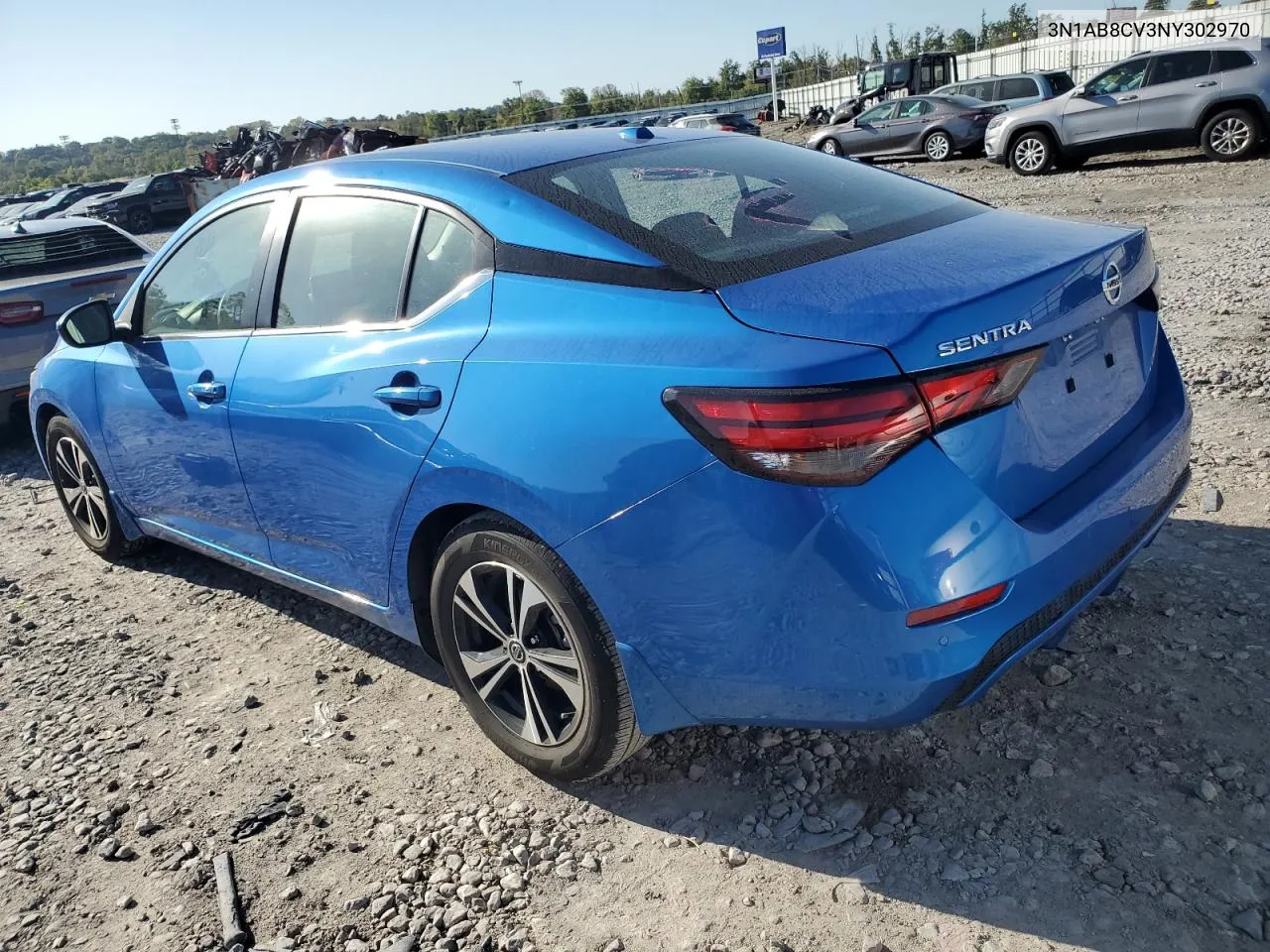 2022 Nissan Sentra Sv VIN: 3N1AB8CV3NY302970 Lot: 73001994