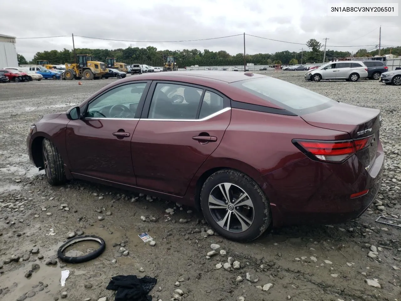 3N1AB8CV3NY206501 2022 Nissan Sentra Sv