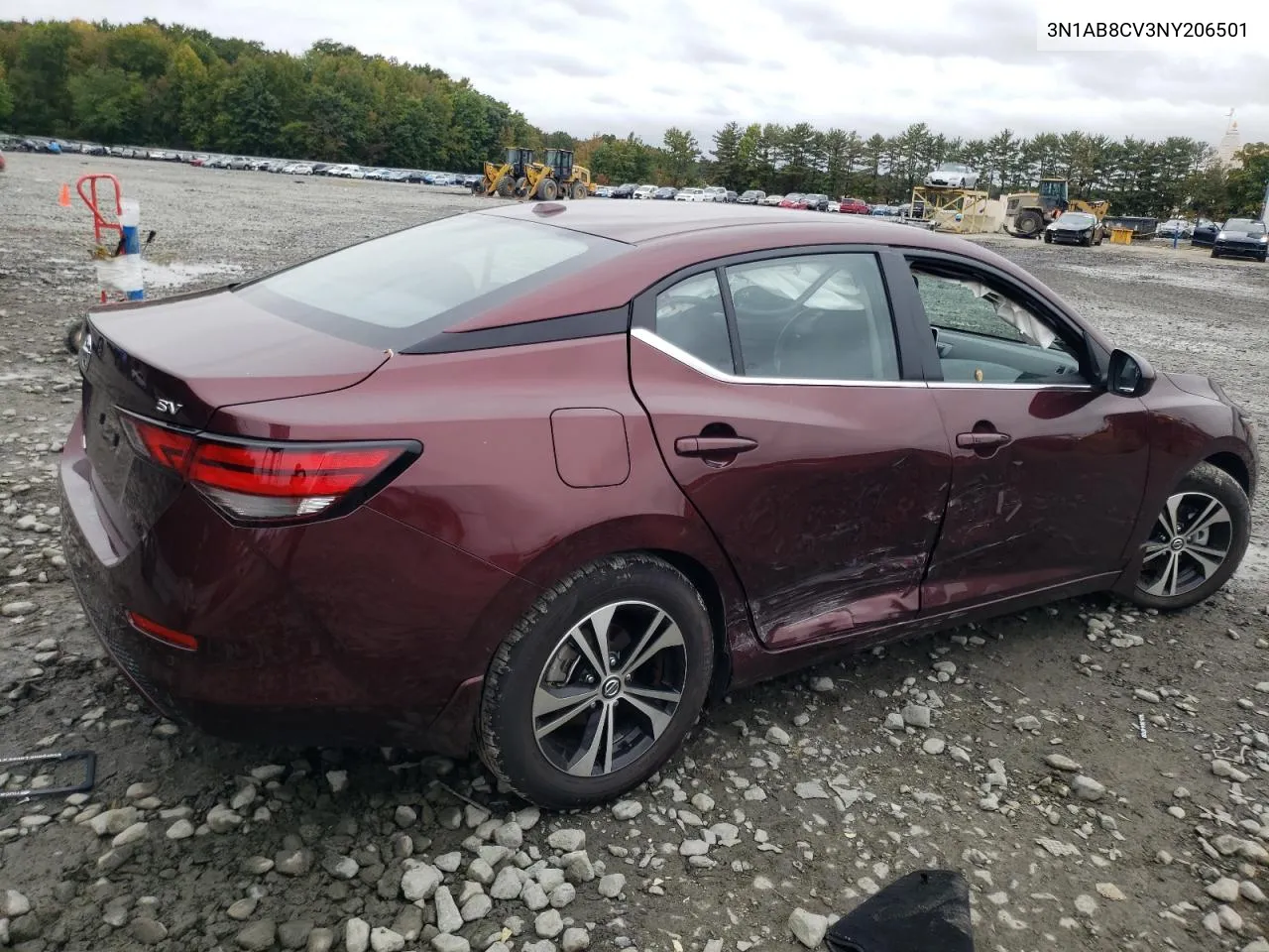 3N1AB8CV3NY206501 2022 Nissan Sentra Sv