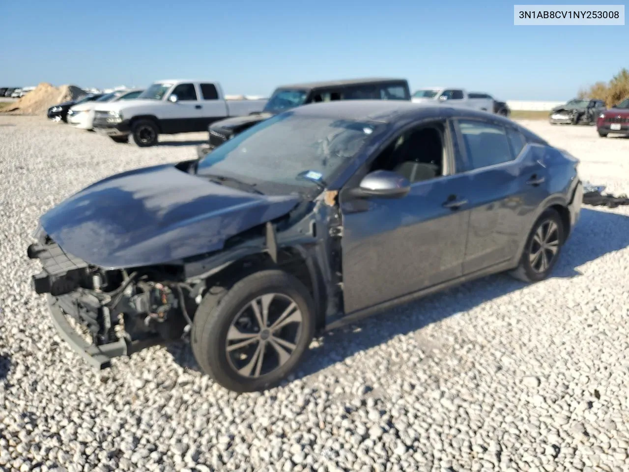 2022 Nissan Sentra Sv VIN: 3N1AB8CV1NY253008 Lot: 73160974