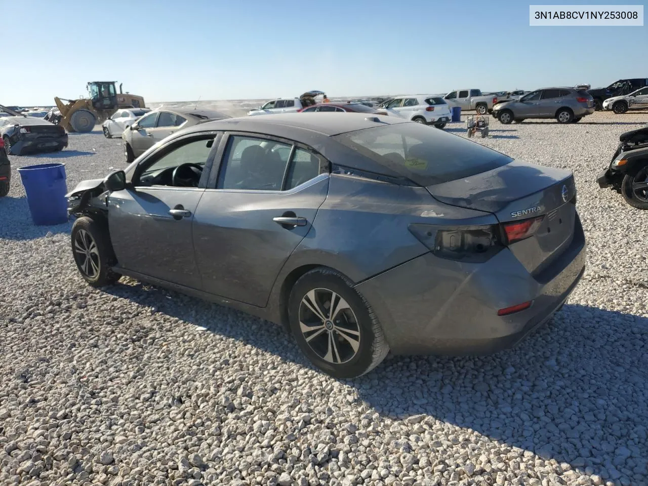 2022 Nissan Sentra Sv VIN: 3N1AB8CV1NY253008 Lot: 73160974